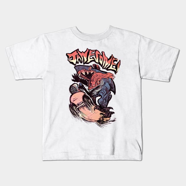 JAWESOME Kids T-Shirt by scumsuck